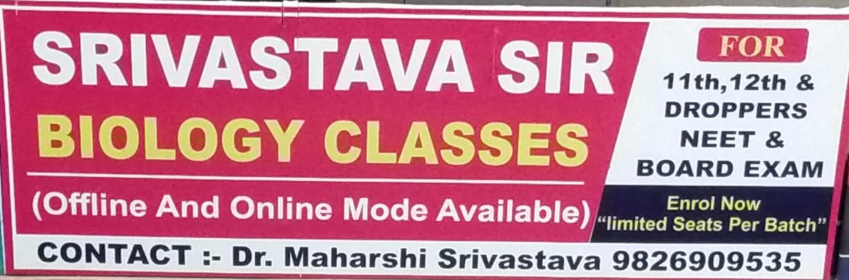 SRIVASTAVA SIR BIOLOGY CLASSES image 1